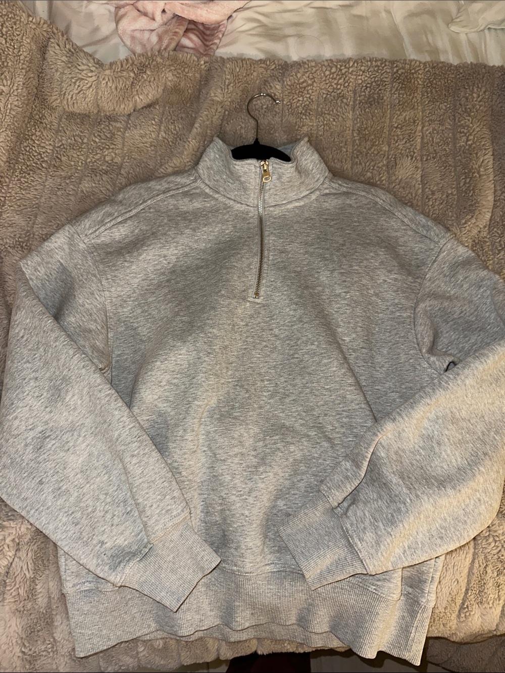 H&M Light Gray Relaxed Pullover